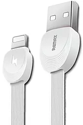 Кабель Remax Shell RC-040i USB-A - Lightning 12w 2.4a 1м cable White (RC-040i) - фото Кабель Remax Shell RC-040i USB-A - Lightning 12w 2.4a 1м cable White (RC-040i)