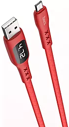 Кабель Hoco S6 Sentinel USB-A - micro USB 12w 2.4a 1.2м cable Red - мініатюра 2 Кабель Hoco S6 Sentinel USB-A - micro USB 12w 2.4a 1.2м cable Red - мініатюра 2