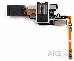 Шлейф Samsung Galaxy Alpha G850F с кнопками громкости, разъемом наушников, динамиком и микрофоном