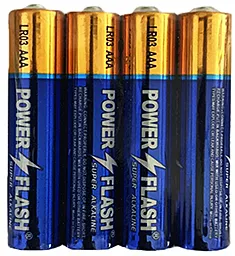Батарейки PowerFlash LR03 / AAA 4шт 1.5 V