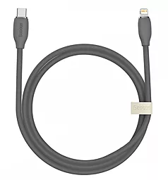 Кабель Baseus Jelly Liquid Silica Gel USB Type-C - Lightning 20w 3a 2м PD сable Black (CAGD020101) - фото Кабель Baseus Jelly Liquid Silica Gel USB Type-C - Lightning 20w 3a 2м PD сable Black (CAGD020101)