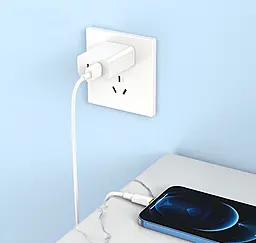 Кабель Hoco U109 USB-A - Lightning 12w 2.4a 1.2м cable White - миниатюра 4 Кабель Hoco U109 USB-A - Lightning 12w 2.4a 1.2м cable White - миниатюра 4
