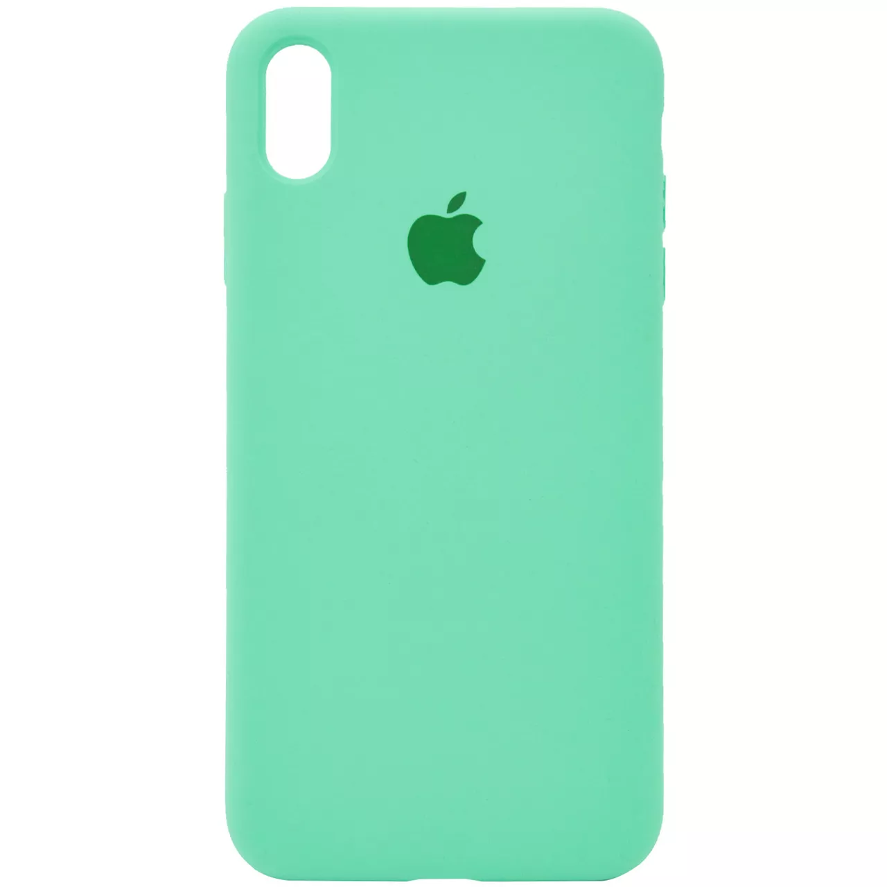 Чехол Silicone Case Full для Apple iPhone XS Max Spearmint - фото 1