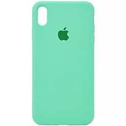 Чехол Silicone Case Full для Apple iPhone XS Max Spearmint