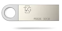 Флешка T&G Metal Series 32GB USB 2.0 (TG026-32G) Silver