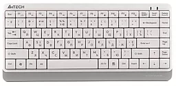 Клавіатура A4Tech FK11 USB White - фото Клавіатура A4Tech FK11 USB White