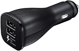 Автомобильное зарядное устройство с быстрой зарядкой Samsung DUAL FAST CHARGE CLA + TYPE-C CABLE Black (EP-LN920CBEGRU) - миниатюра 2