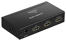 Видео сплиттер HDMI 1x2 v1.4 4k 30hz black (40201EU) Ugreen - фото Видео сплиттер HDMI 1x2 v1.4 4k 30hz black (40201EU) Ugreen