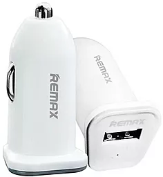 Автомобільний зарядний пристрій Remax Single Car Charger (updated) 12W 2.1A USB-A White (RCC101) - мініатюра 3