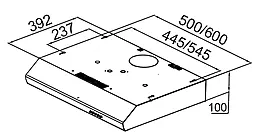 Airvent/hood PYRAMIDA UX 50 WH - миниатюра 7 Airvent/hood PYRAMIDA UX 50 WH - миниатюра 7