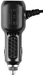 Автомобильное зарядное устройство EasyLife 17W 3.4A 2xUSB-A + 3.5m L microUSB cable Black - миниатюра 3