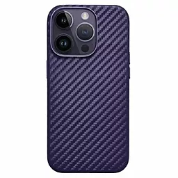 Чехол K-DOO Mag Noble Collection для iPhone 14 Pro Carbon Purple (00-00024300)