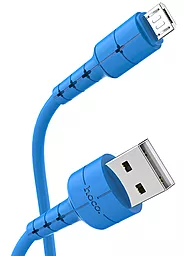 Кабель Hoco X30 Star USB-A - micro USB 10w 1.2м cable Blue - миниатюра 4 Кабель Hoco X30 Star USB-A - micro USB 10w 1.2м cable Blue - миниатюра 4