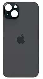 Задняя крышка корпуса Apple iPhone 15 Plus (big hole) Black