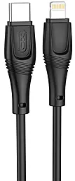 Кабель XO NBQ239A USB Type-C - Lightning 27w 3a PD cable Black - фото Кабель XO NBQ239A USB Type-C - Lightning 27w 3a PD cable Black