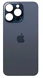 Задняя крышка корпуса Apple iPhone 15 Pro Max (small hole) Blue Titanium - фото Задняя крышка корпуса Apple iPhone 15 Pro Max (small hole) Blue Titanium
