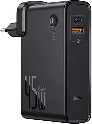 Мережевий зарядний пристрій з швидкою зарядкою Baseus Power Station Charger 45W 10000mAh USB-A+C + USB-C Cable Black