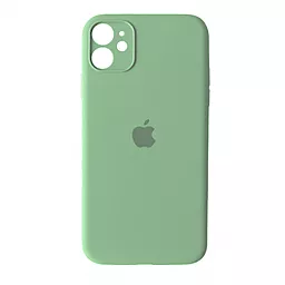 {"ru": "Чехол", "uk": "Чохол"} Silicone Case Full Camera for Apple iPhone 11 Fresh Green
