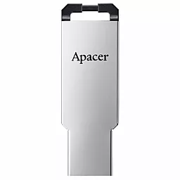 Флешка Apacer AH310 32GB USB 2.0 Metal (AP32GAH310S-1) Silver - фото Флешка Apacer AH310 32GB USB 2.0 Metal (AP32GAH310S-1) Silver