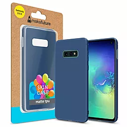 Чехол MAKE Skin Samsung G973 Galaxy S10e Blue (MCSK-SS10EBL)