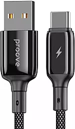 Кабель Proove Dense Metal USB-A - Type-C 12w 2.4a 1м cable Black - фото Кабель Proove Dense Metal USB-A - Type-C 12w 2.4a 1м cable Black