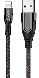 Кабель Hoco U54 Advantage USB-A - Lightning 12w 2.4a 1.2м cable Black - фото Кабель Hoco U54 Advantage USB-A - Lightning 12w 2.4a 1.2м cable Black