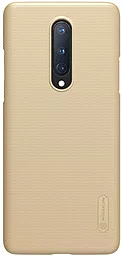 Чехол Nillkin Super Frosted Shield OnePlus 8 Gold