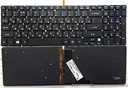 Клавиатура для ноутбука Acer AS M3-481 M5-481 V5-431 V5-471 series подсветка клавиш 14.0" черная