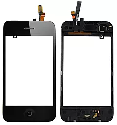 Сенсор (тачскрин) Apple iPhone 3G с рамкой, Black - фото Сенсор (тачскрин) Apple iPhone 3G с рамкой, Black