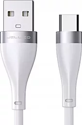 Кабель USB Jellico A17 15W 3.1A USB Type-C Cable White