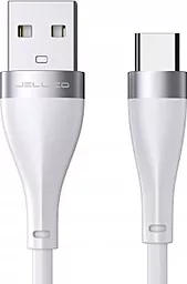 Кабель Jellico A17 USB-A - Type-C 15w 3.1a 1м cable White - фото Кабель Jellico A17 USB-A - Type-C 15w 3.1a 1м cable White