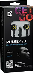 Навушники Defender Pulse 420 Yellow - мініатюра 5