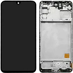 Дисплей Samsung Galaxy M31s M317 с тачскрином и рамкой, (OLED), Black