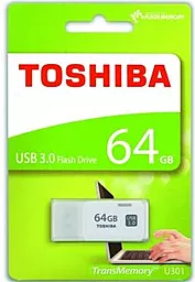 Флешка Toshiba HAYABUSA 64 GB USB 3.0 (THN-U301W0640E4) - миниатюра 3