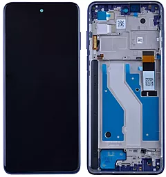 Дисплей Motorola Moto G Stylus 2022, Moto G Stylus 5G 2022 (XT2211, XT2215) с тачскрином и рамкой,  Twilight Blue