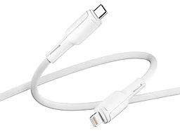 Кабель Ridea RC-CO10 CommonPro USB Type-C - Lightning 20w 3a 1м PD сable White - фото Кабель Ridea RC-CO10 CommonPro USB Type-C - Lightning 20w 3a 1м PD сable White