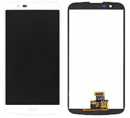 Дисплей LG K10 2016 (K410, K420, K425, K428, K430, LGMS428, F670L, F670S, F670K) (без микросхемы) с тачскрином, White