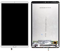 Дисплей для планшета Xiaomi Mi Pad 4 Plus (с кнопкой Home и Touch ID) + Touchscreen (original) White