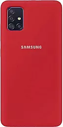 Чехол 1TOUCH Silicone Case Full Samsung A515 Galaxy A51 Red