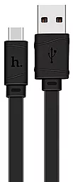 Кабель Hoco X5 Bamboo USB-A - Type-C 12w 2.4a 1м cable Black - фото Кабель Hoco X5 Bamboo USB-A - Type-C 12w 2.4a 1м cable Black