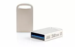 Флешка GooDRam Point 32GB (PD32GH3GRPOSR10) Silver - фото Флешка GooDRam Point 32GB (PD32GH3GRPOSR10) Silver