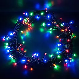 Светодиодная гирлянда ColorWay 200LED (CW-G-200L20VMC) 20м, 220V, 8 функций Multicolored - фото Светодиодная гирлянда ColorWay 200LED (CW-G-200L20VMC) 20м, 220V, 8 функций Multicolored