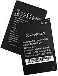Акумулятор Prestigio MultiPhone 3400 Duo / PAP3400 DUO (1500 mAh) 12 міс. гарантії - мініатюра 3