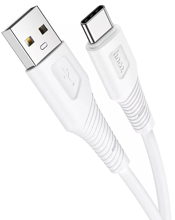 Кабель Hoco X58 Airy USB-A - Type-C 15w 3a 1м сable White - фото 2