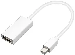 Видео переходник (адаптер) Mini Display Port - HDMI v1.4 4k 30hz 0.3m white (YT-C-mnDP(M) / HDMI(F)-B-W) EasyLife