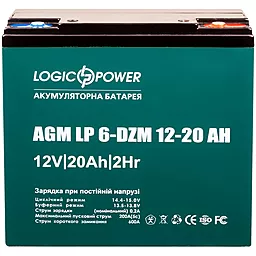 Акумуляторна батарея Logicpower 12V 20 Ah (LP 6-DZM-12-20) AGM (LP5438)