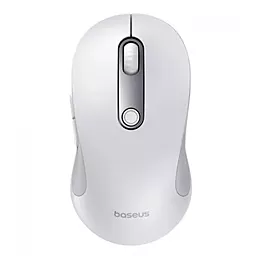 Компьютерная мышка Baseus F02 Ergonomic Wireless (B01055505211-01) white - фото Компьютерная мышка Baseus F02 Ergonomic Wireless (B01055505211-01) white