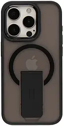 Чехол Viva FlexGuard Magnetic Ring Stand для Apple iPhone 15 Pro Black - фото Чехол Viva FlexGuard Magnetic Ring Stand для Apple iPhone 15 Pro Black