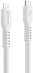 Кабель Proove Eternal USB Type-C - Lightning 27w 2.4a 1м PD сable White - фото Кабель Proove Eternal USB Type-C - Lightning 27w 2.4a 1м PD сable White