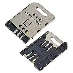 Конектор SIM-карти Blackberry 8100 / 8110 / 8120 / 8300 / 8310 / 8320 / 8330 / 8350i - фото Конектор SIM-карти Blackberry 8100 / 8110 / 8120 / 8300 / 8310 / 8320 / 8330 / 8350i